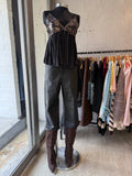 Pantalón efecto cuero