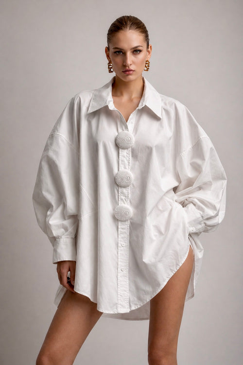 Camisa oversize botones XL