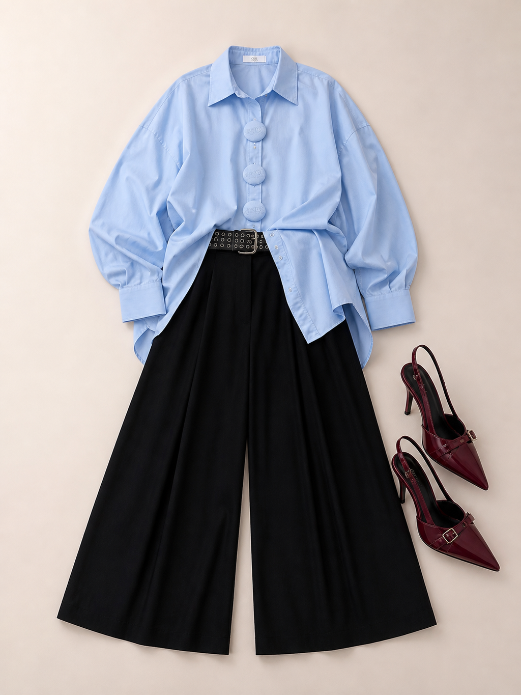 Camisa oversize botones XL