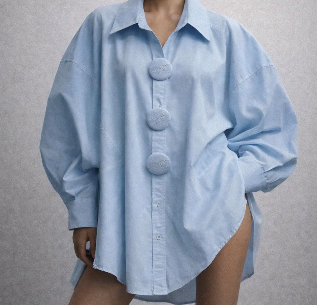 Camisa oversize botones XL