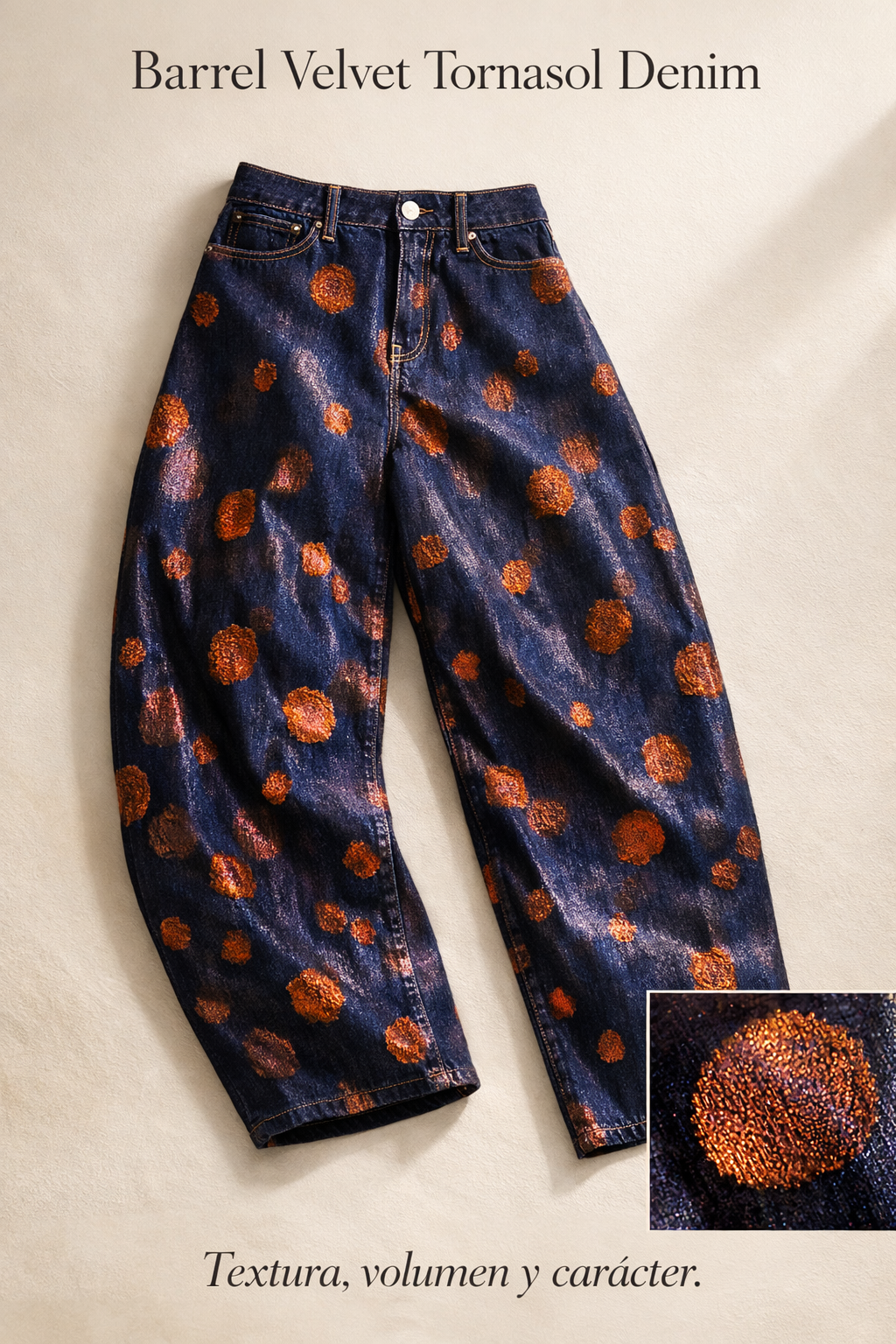Jean efecto velvet